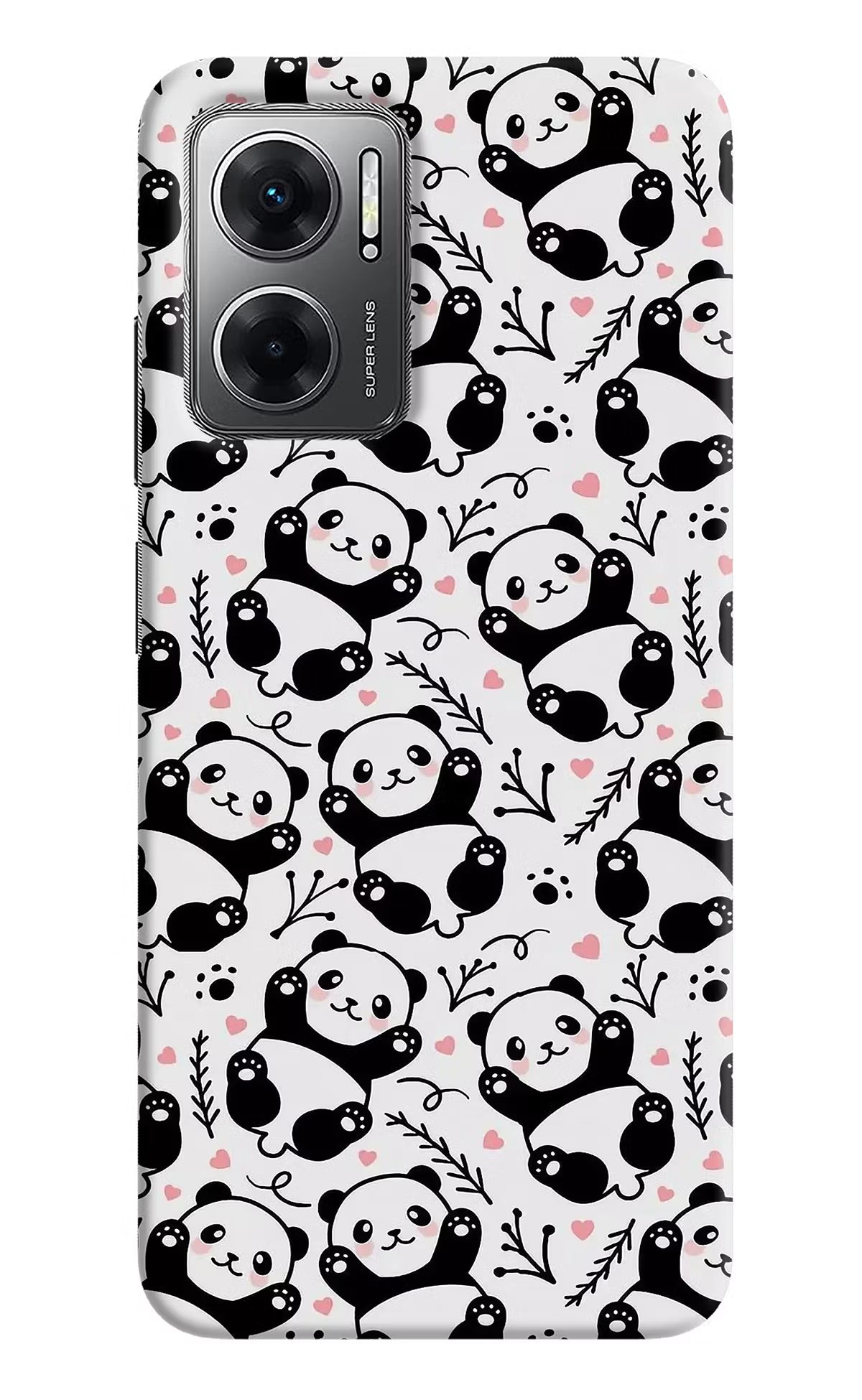Cute Panda Redmi 11 Prime 5G Hard Case Back Cover by Casekaro