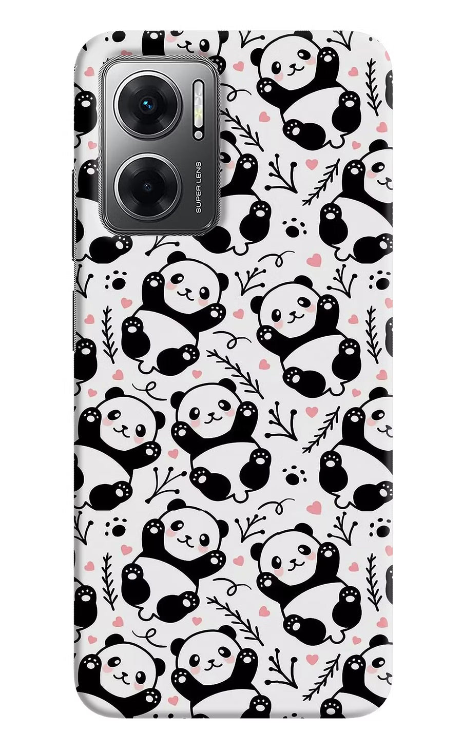 Cute Panda Redmi 11 Prime 5G Back Cover, Hard case