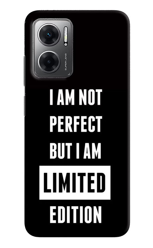I Am Not Perfect But I Am Limited Edition Redmi 11 Prime 5G Hard Case Back Cover by Casekaro
