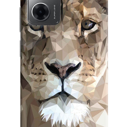 Lion Art Redmi 11 Prime 5G Hard Case Back Cover by Casekaro
