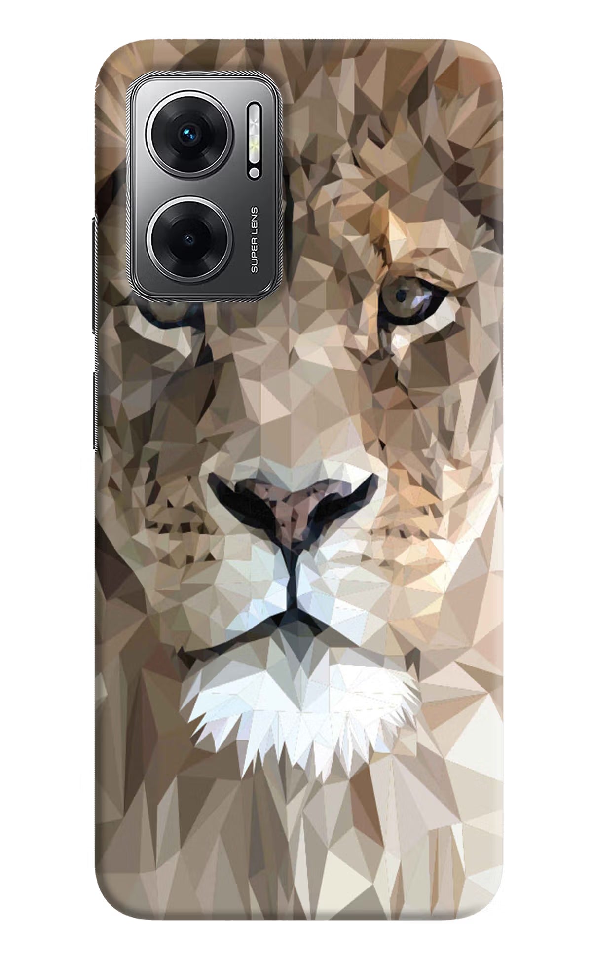 Lion Art Redmi 11 Prime 5G Hard Case Back Cover by Casekaro