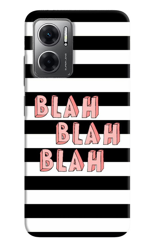Blah Blah Blah Redmi 11 Prime 5G Hard Case Back Cover by Casekaro