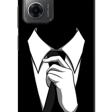 Black Tie Redmi 11 Prime 5G Hard Case Back Cover by Casekaro