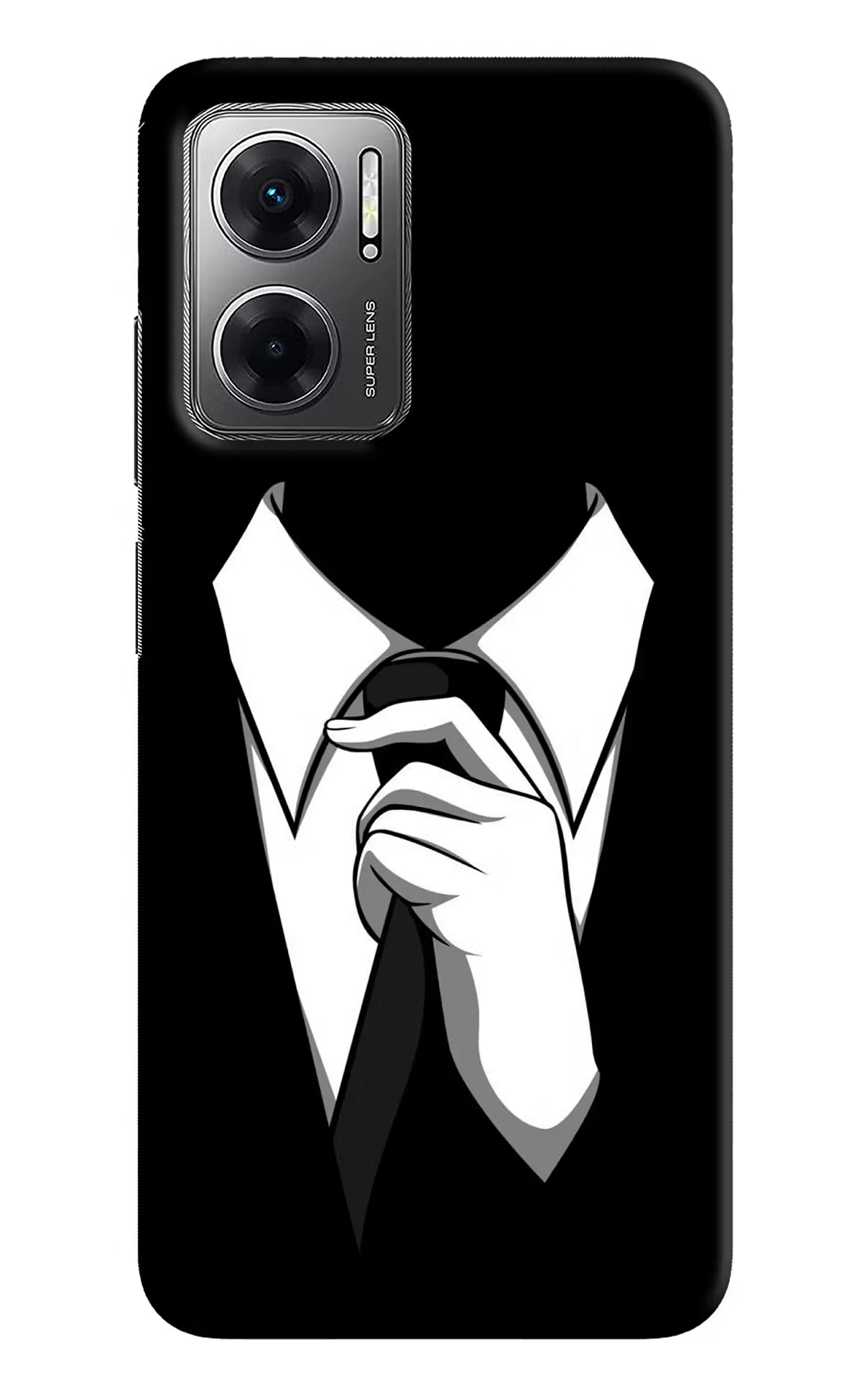 Black Tie Redmi 11 Prime 5G Hard Case Back Cover by Casekaro