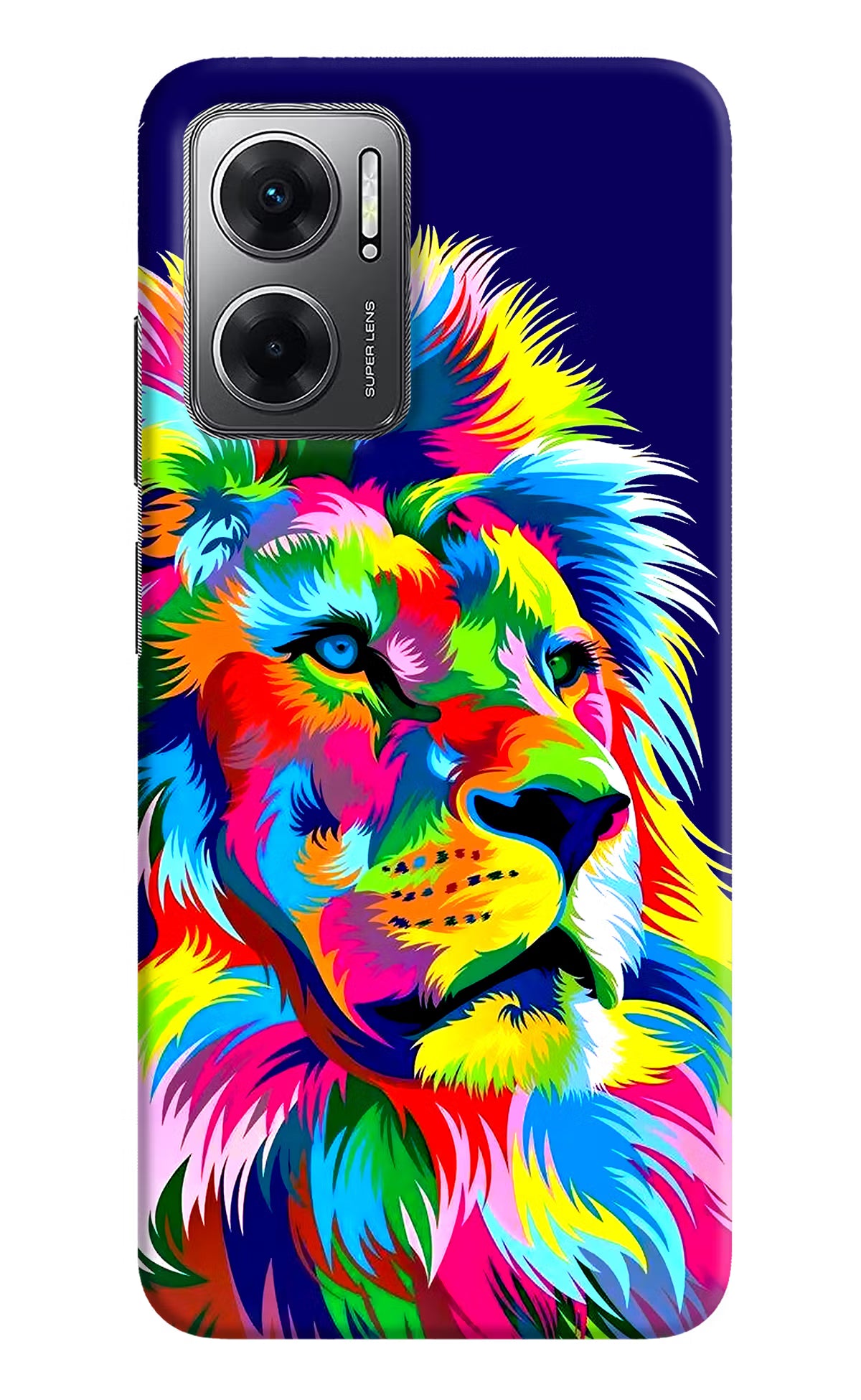 Vector Art Lion Redmi 11 Prime 5G Hard Case Back Cover by Casekaro