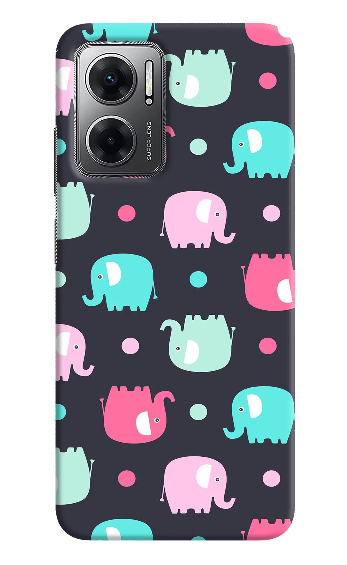 Elephants Redmi 11 Prime 5G Hard Case Back Cover by Casekaro