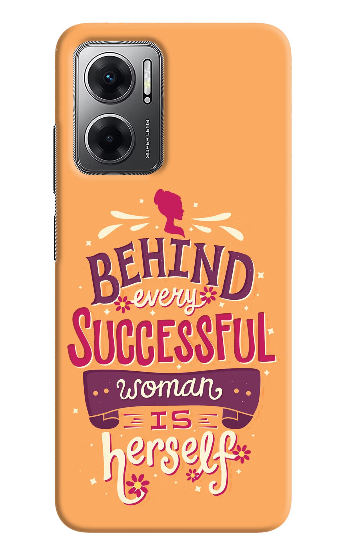 Behind Every Successful Woman There Is Herself Redmi 11 Prime 5G Hard Case Back Cover by Casekaro