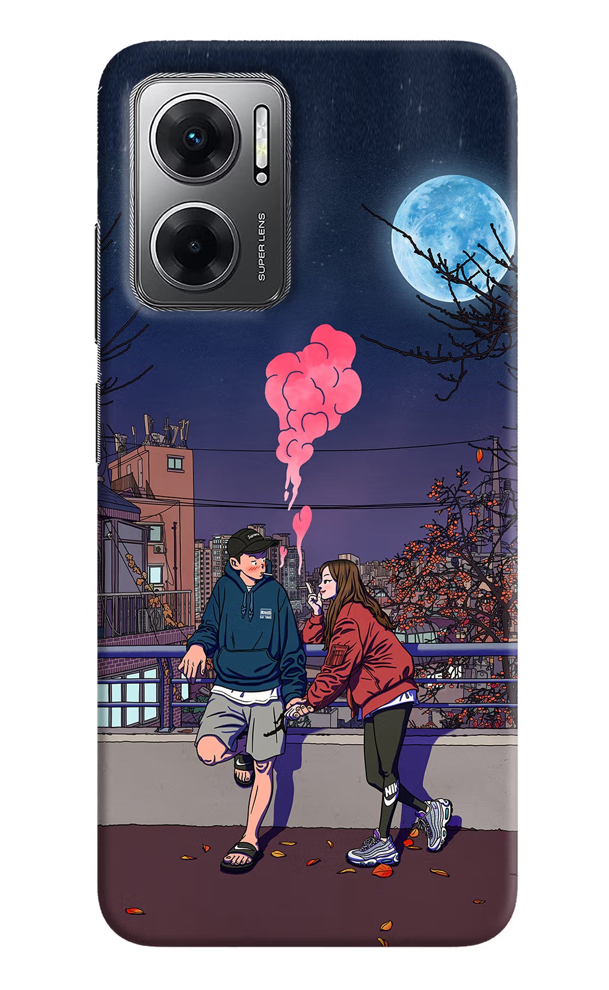 Chilling Couple Redmi 11 Prime 5G Hard Case Back Cover by Casekaro