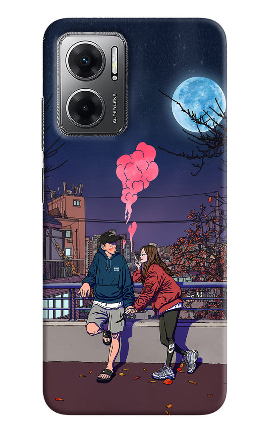 Chilling Couple Redmi 11 Prime 5G Hard Case Back Cover by Casekaro