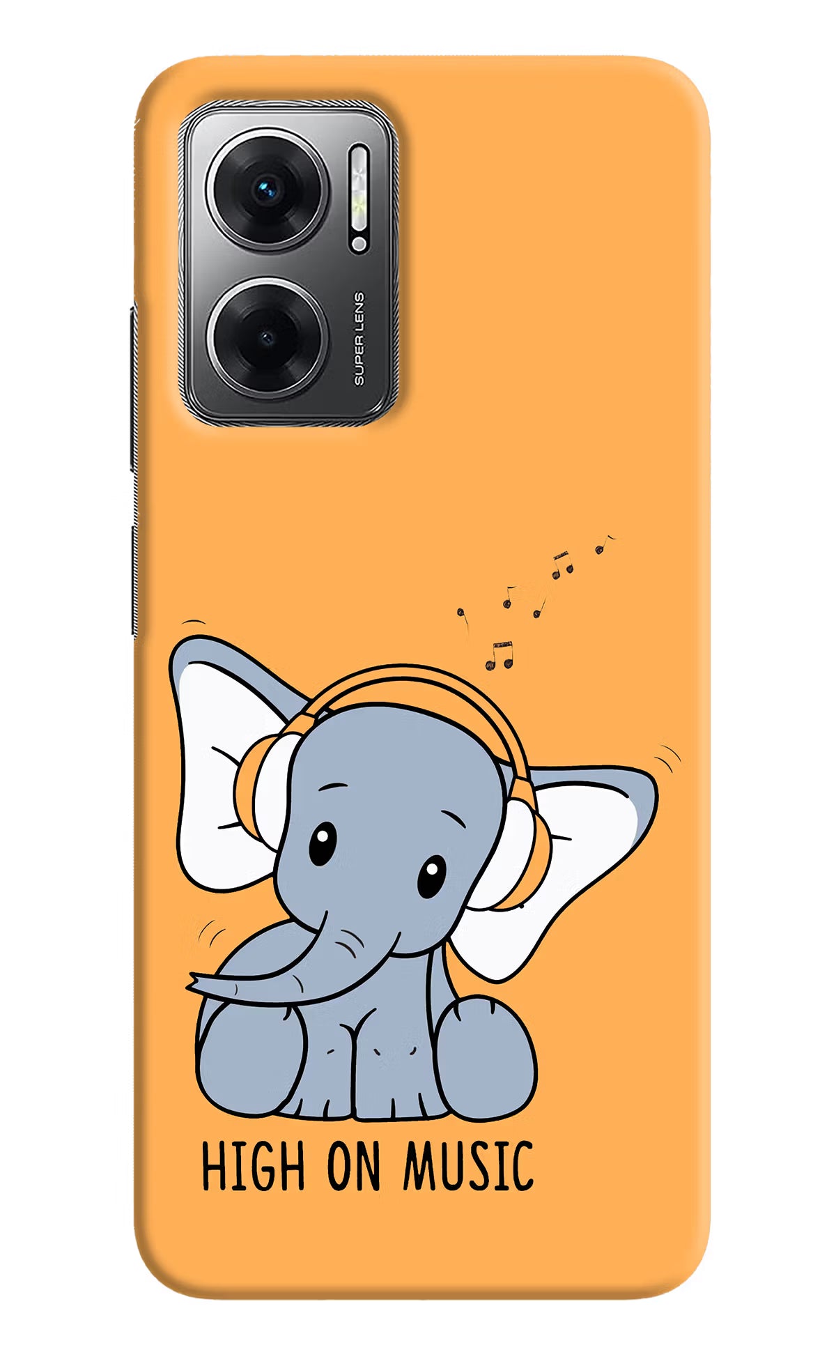 High On Music Redmi 11 Prime 5G Hard Case Back Cover by Casekaro