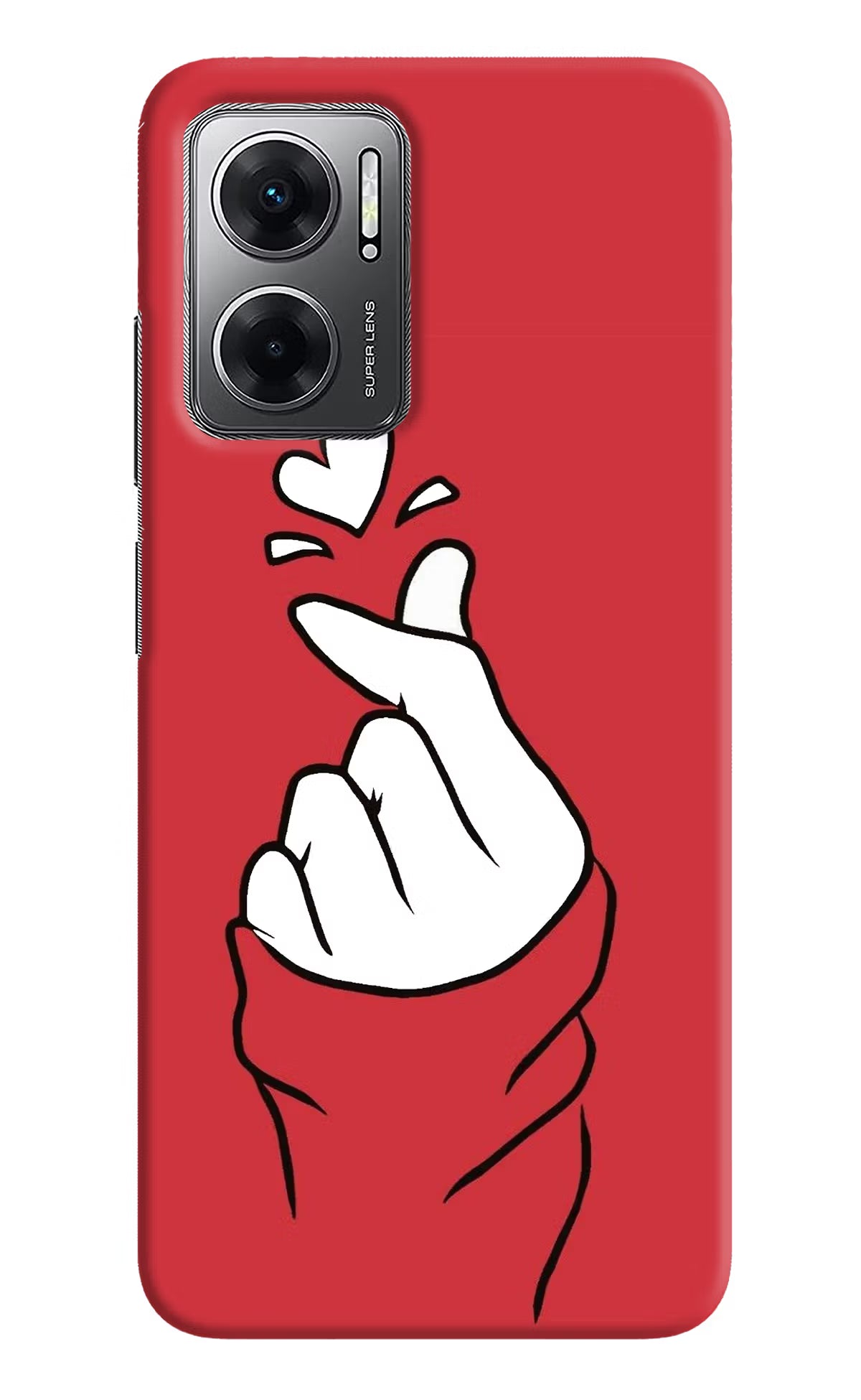 Korean Love Sign Redmi 11 Prime 5G Hard Case Back Cover by Casekaro