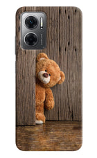 Teddy Wooden Redmi 11 Prime 5G Hard Case Back Cover by Casekaro