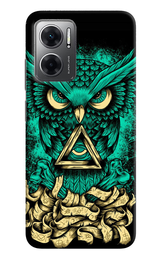 Green Owl Redmi 11 Prime 5G Hard Case Back Cover by Casekaro