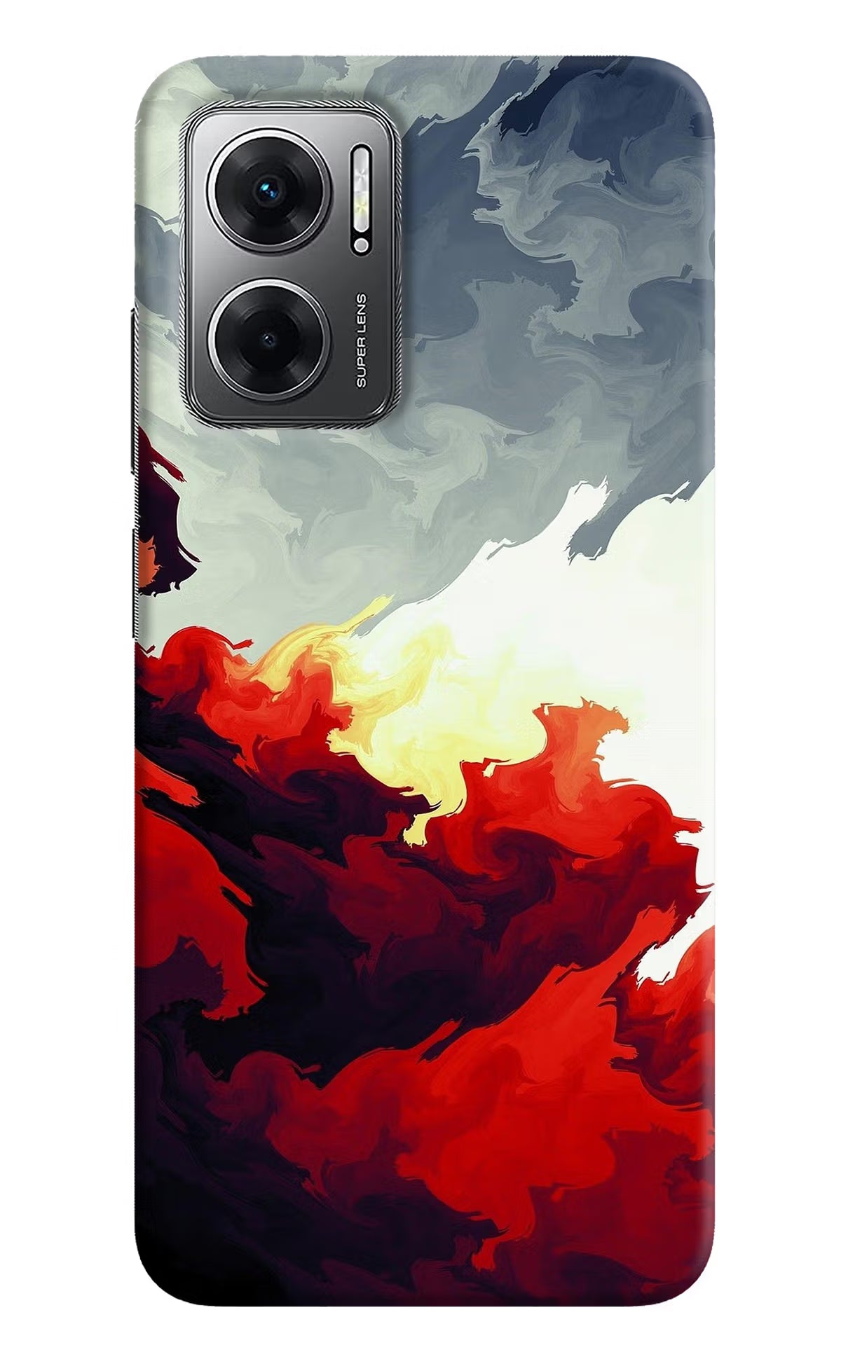 Fire Cloud Redmi 11 Prime 5G Hard Case Back Cover by Casekaro