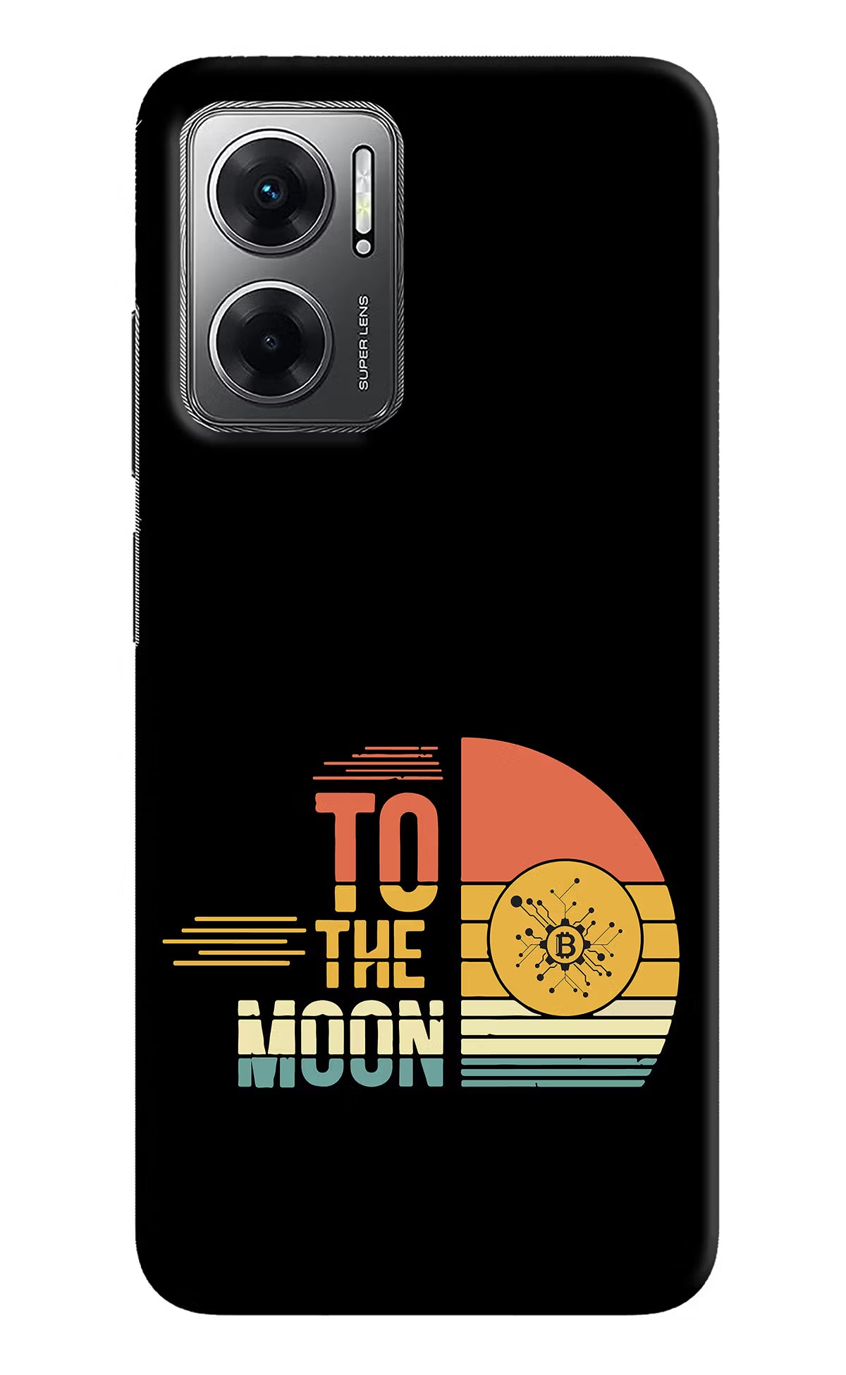 To the Moon Redmi 11 Prime 5G Hard Case Back Cover by Casekaro