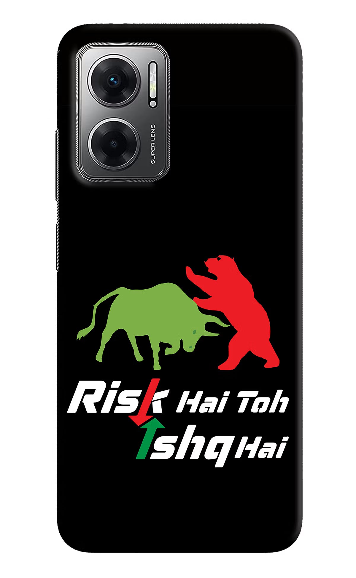 Risk Hai Toh Ishq Hai Redmi 11 Prime 5G Hard Case Back Cover by Casekaro