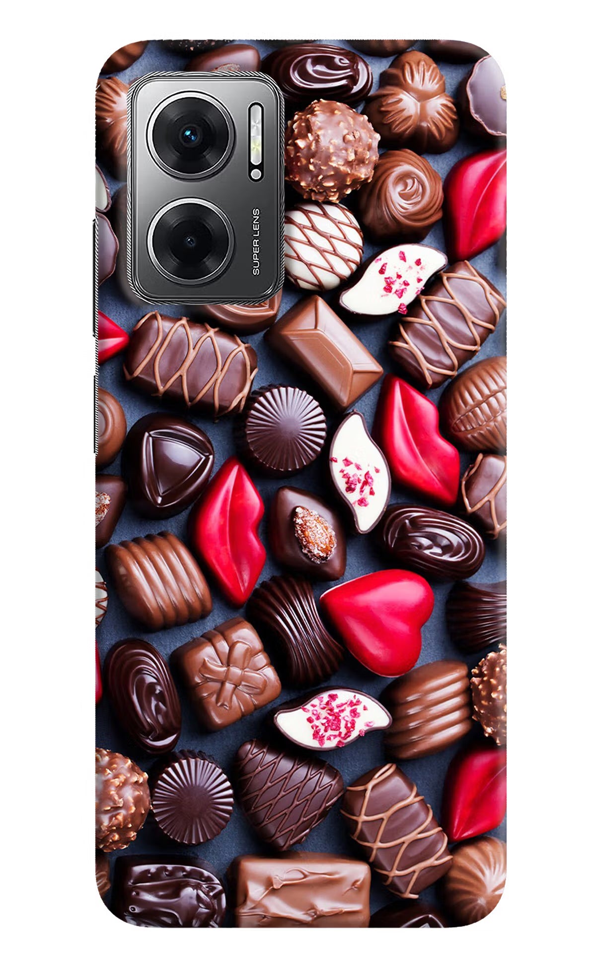 Chocolates Redmi 11 Prime 5G Hard Case Back Cover by Casekaro