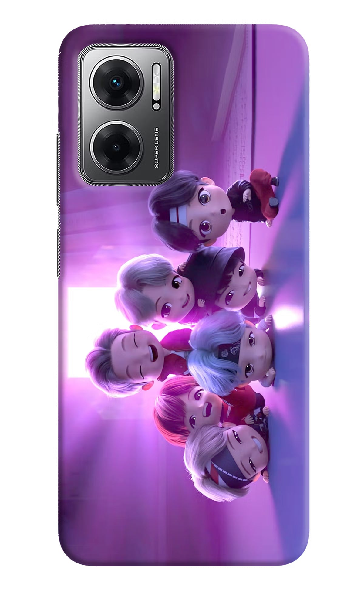 BTS Chibi Redmi 11 Prime 5G Hard Case Back Cover by Casekaro