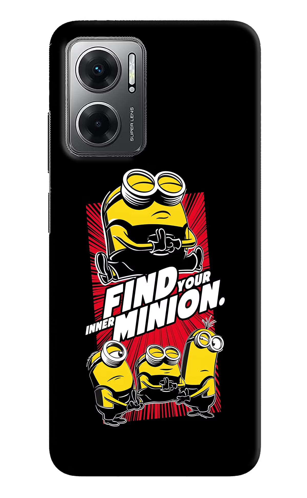 Find your inner Minion Redmi 11 Prime 5G Hard Case Back Cover by Casekaro