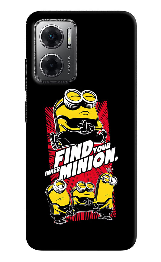Find your inner Minion Redmi 11 Prime 5G Hard Case Back Cover by Casekaro
