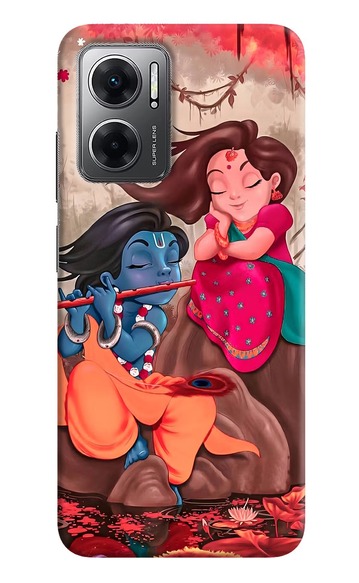 Radhe Krishna Redmi 11 Prime 5G Hard Case Back Cover by Casekaro