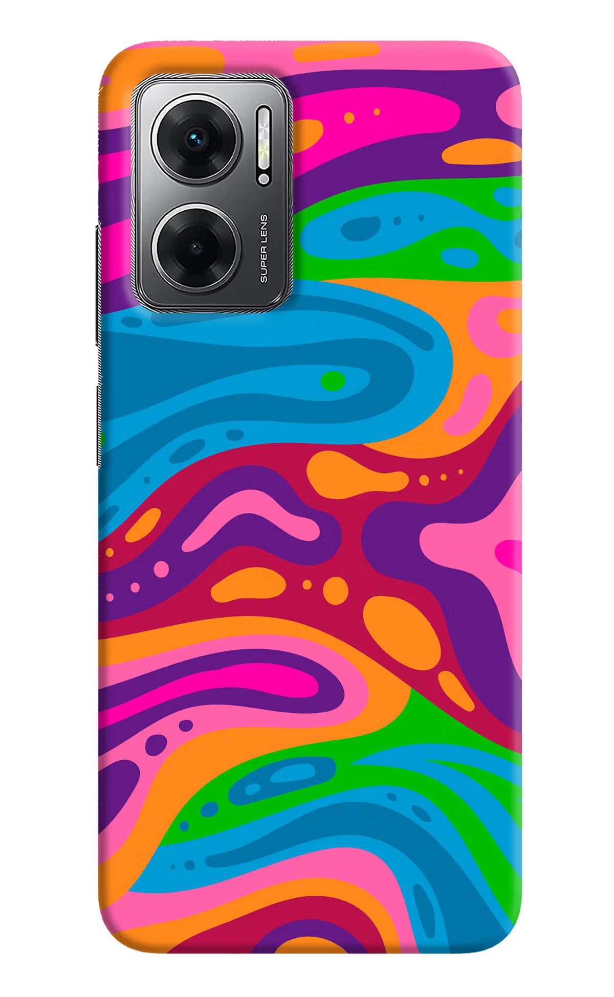 Trippy Pattern Redmi 11 Prime 5G Hard Case Back Cover by Casekaro