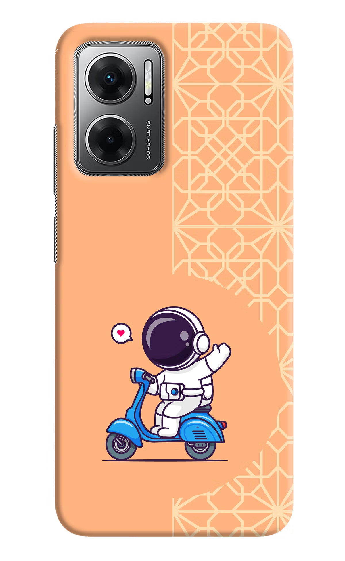 Cute Astronaut Riding Redmi 11 Prime 5G Hard Case Back Cover by Casekaro