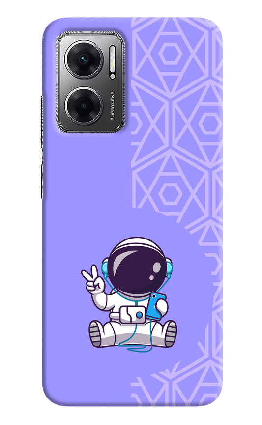 Cute Astronaut Chilling Redmi 11 Prime 5G Hard Case Back Cover by Casekaro