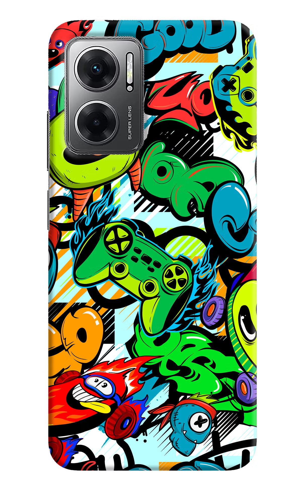 Game Doodle Redmi 11 Prime 5G Hard Case Back Cover by Casekaro