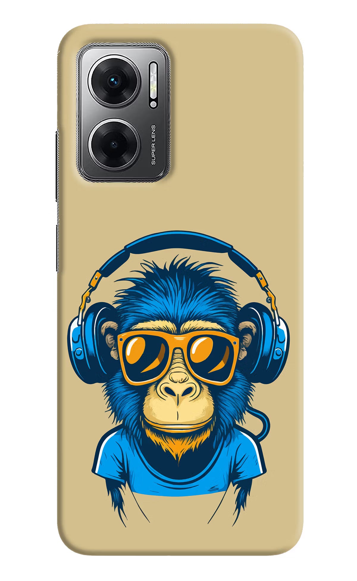 Monkey Headphone Redmi 11 Prime 5G Hard Case Back Cover by Casekaro