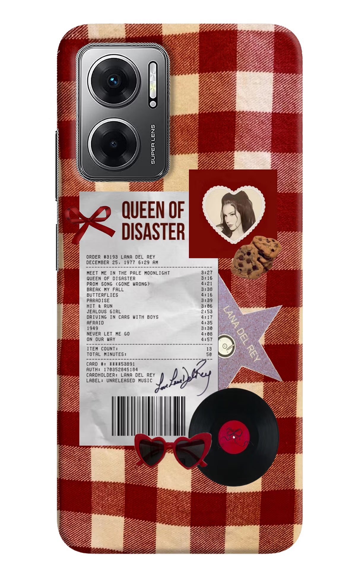 Queen of Disaster Redmi 11 Prime 5G Hard Case Back Cover by Casekaro