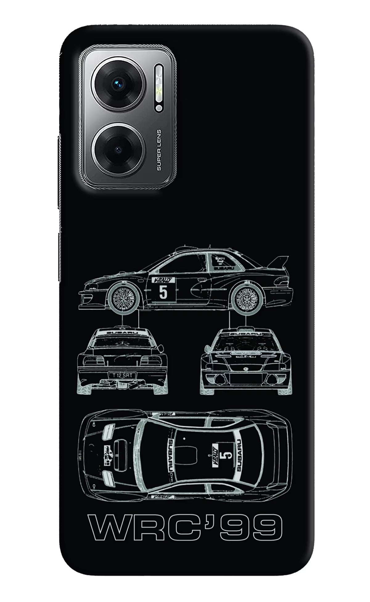 WRC'99 Redmi 11 Prime 5G Hard Case Back Cover by Casekaro