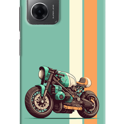 Striped Moto Drift Redmi 11 Prime 5G Hard Case Back Cover by Casekaro