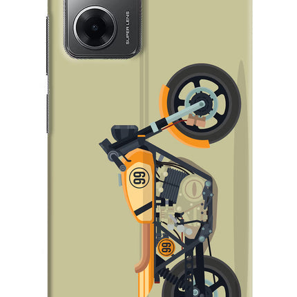 Vertical Speedster Redmi 11 Prime 5G Hard Case Back Cover by Casekaro