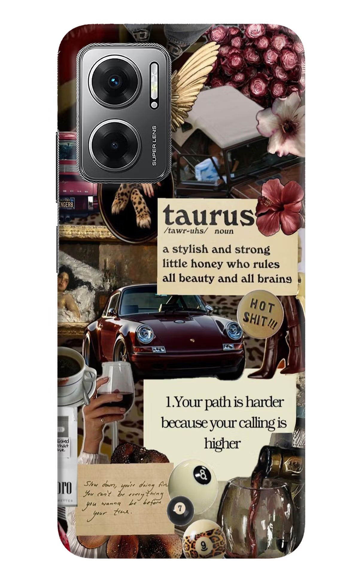 Taurus Zodiac Redmi 11 Prime 5G Hard Case Back Cover by Casekaro