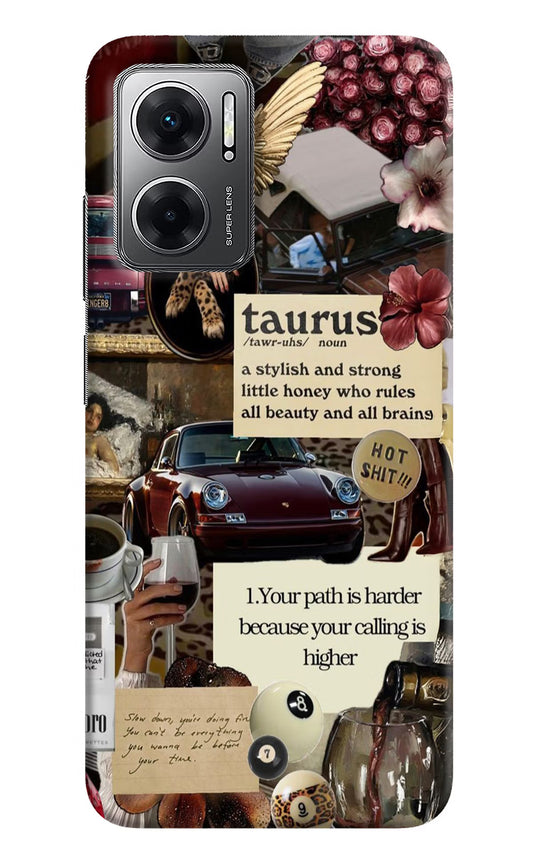 Taurus Zodiac Redmi 11 Prime 5G Hard Case Back Cover by Casekaro