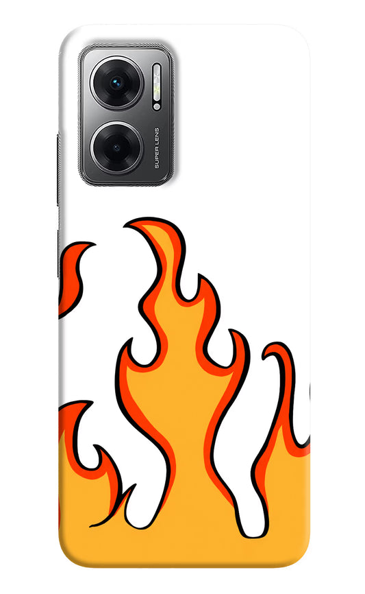 Fired Up – White Redmi 11 Prime 5G Hard Case Back Cover by Casekaro