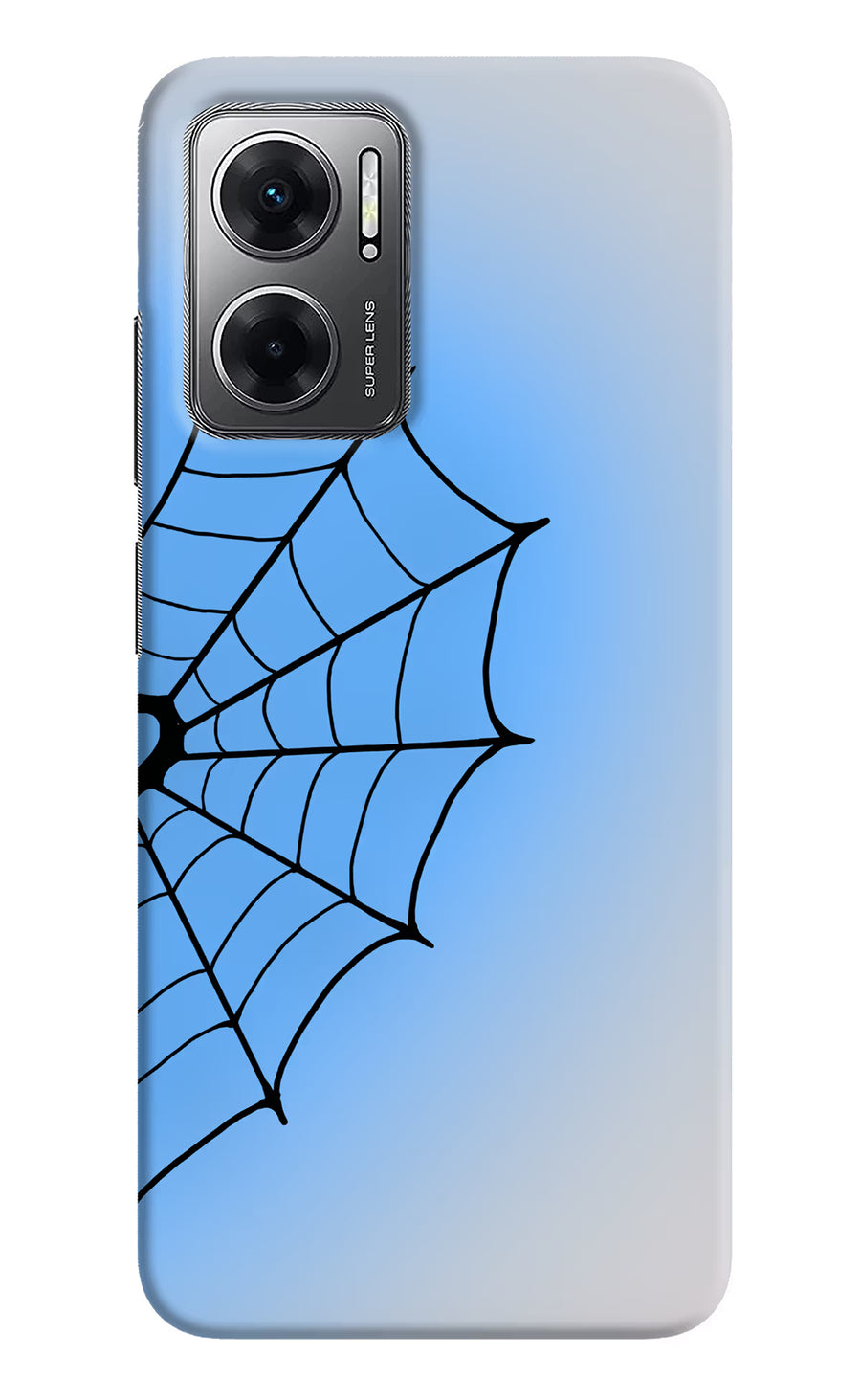 Blue Web Redmi 11 Prime 5G Back Cover, Hard case