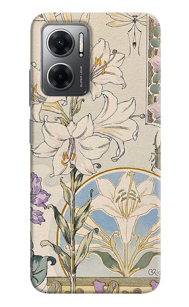 White Lily Redmi 11 Prime 5G Hard Case Back Cover by Casekaro