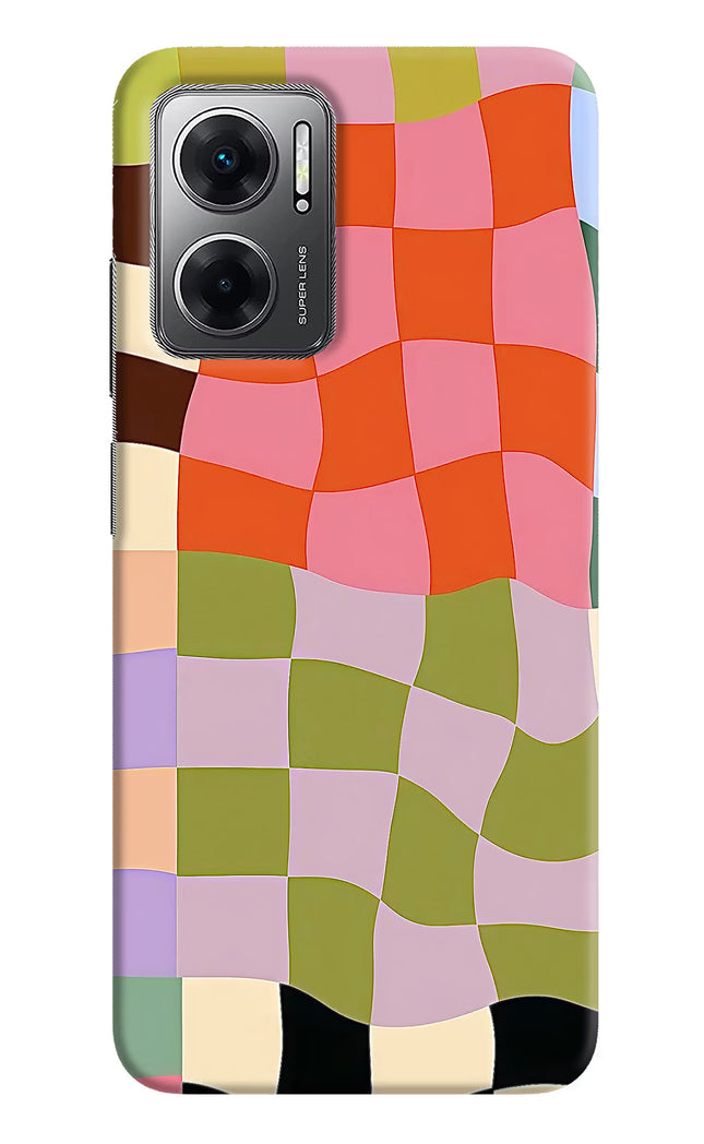 Wavy Grid Redmi 11 Prime 5G Hard Case Back Cover by Casekaro