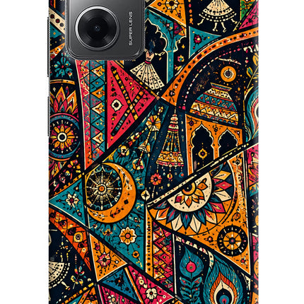 Folk Print Redmi 11 Prime 5G Back Cover