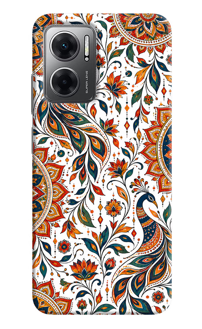 White Mayura Redmi 11 Prime 5G Hard Case Back Cover by Casekaro