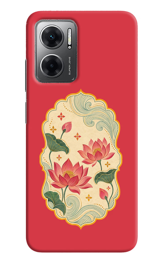 Pink Lotus Redmi 11 Prime 5G Hard Case Back Cover by Casekaro