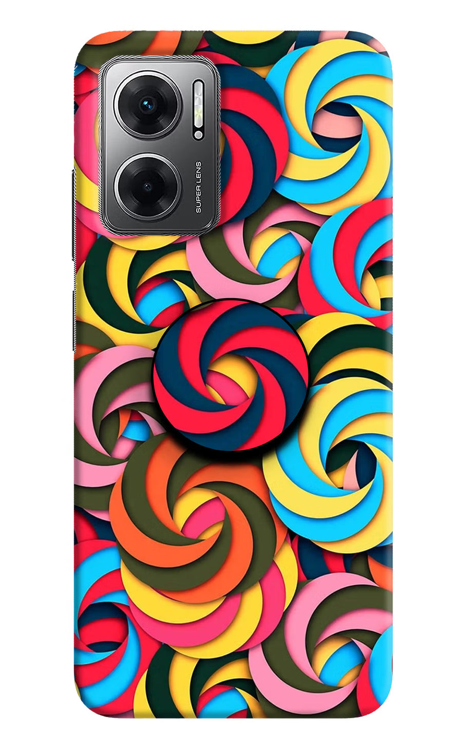 Spiral Pattern Redmi 11 Prime 5G Pop Case, Hard case