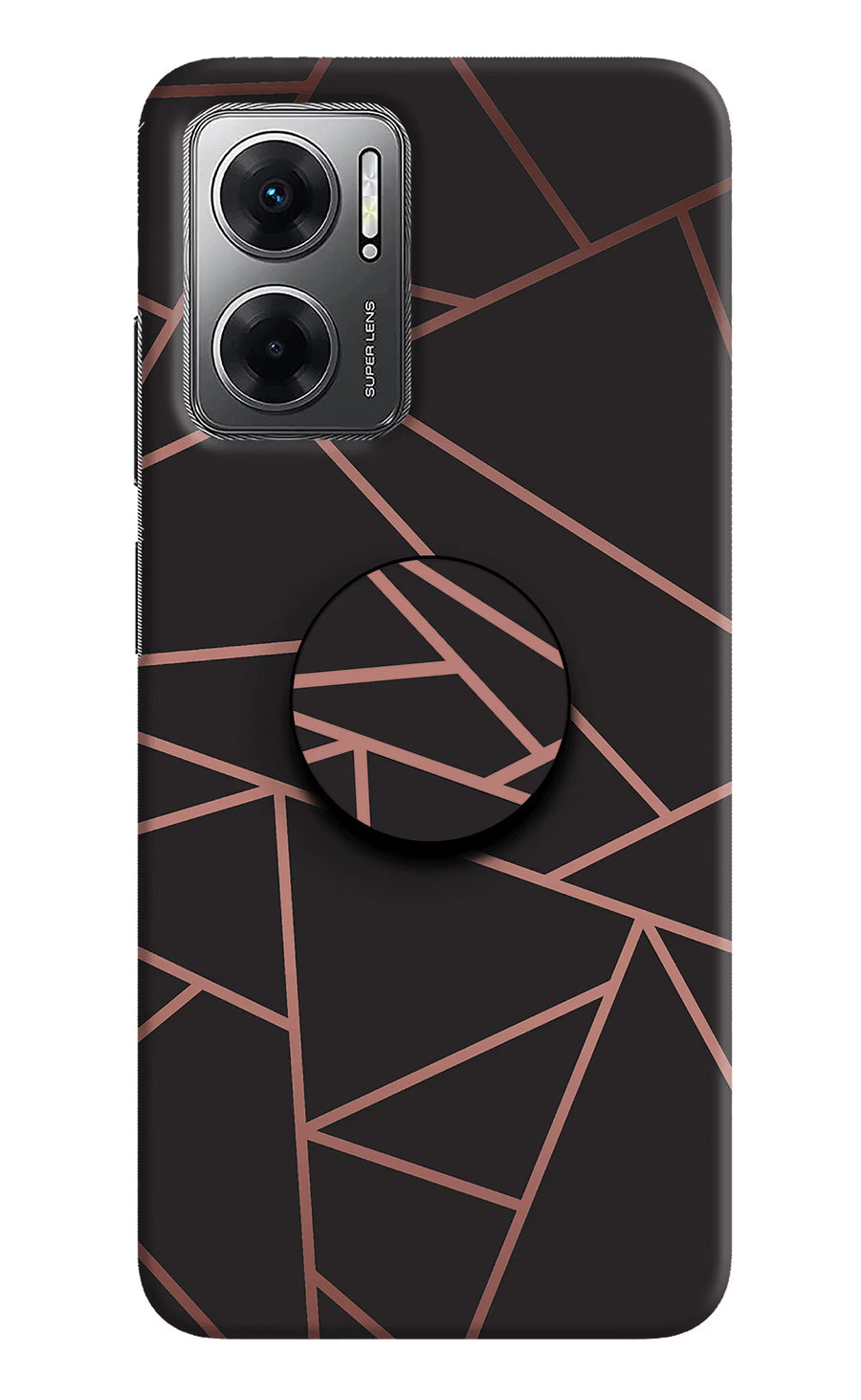 Geometric Pattern Redmi 11 Prime 5G Pop Case, Hard case