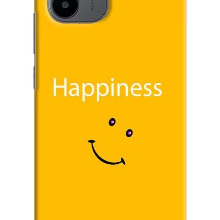 Happiness With Smiley Redmi A1/A2 Hard Case Back Cover by Casekaro