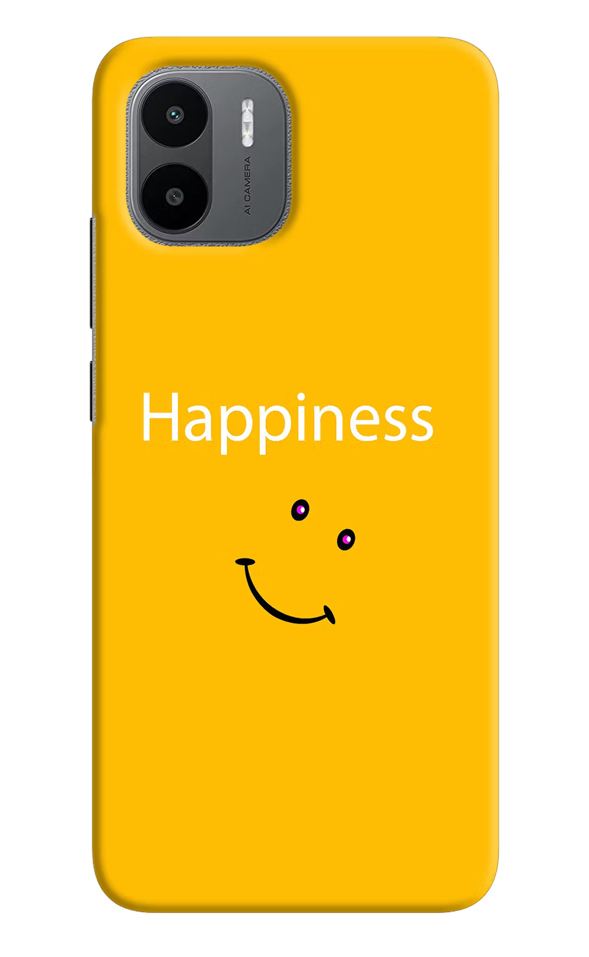 Happiness With Smiley Redmi A1/A2 Hard Case Back Cover by Casekaro