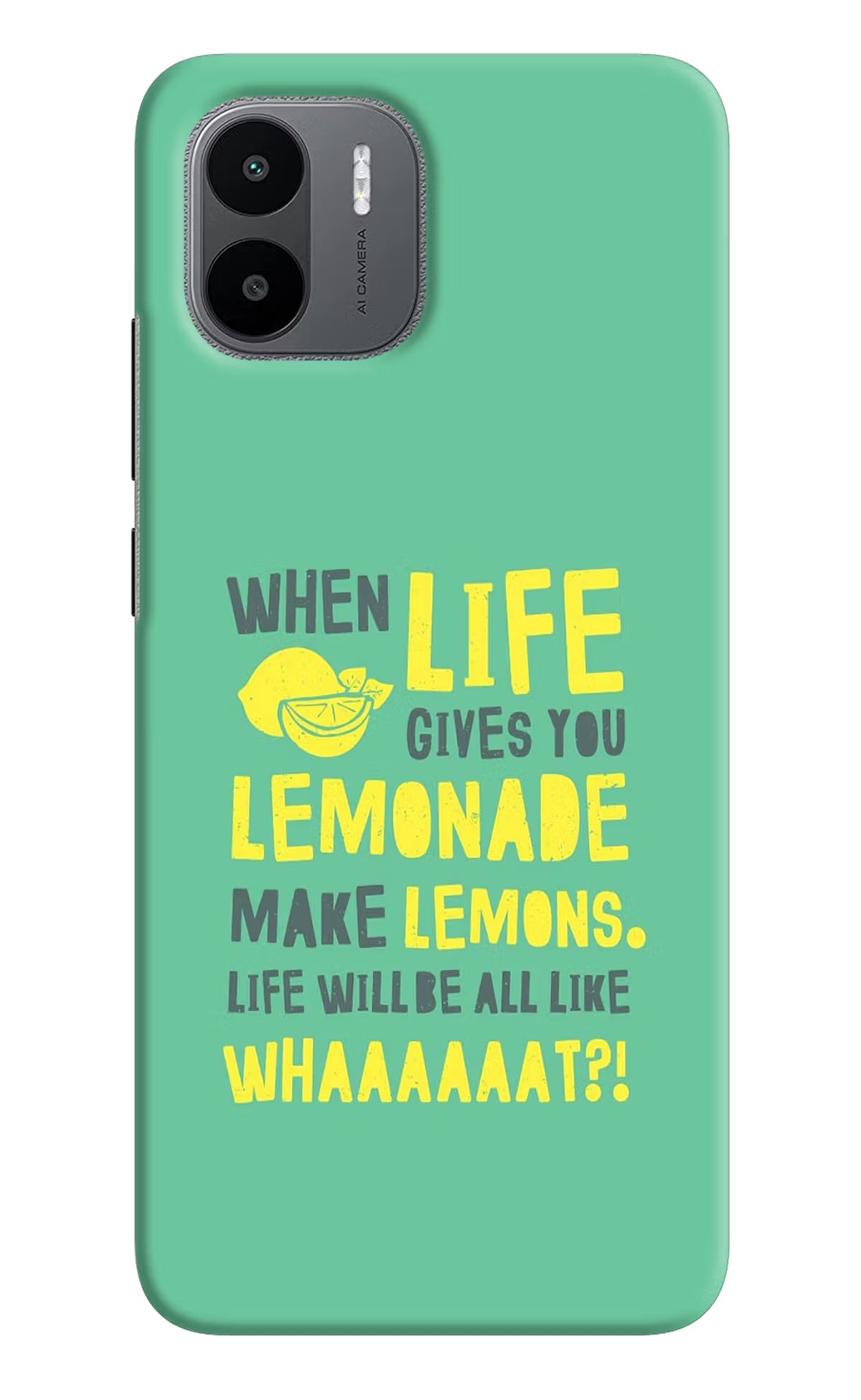 Quote Redmi A1/A2 Hard Case Back Cover by Casekaro