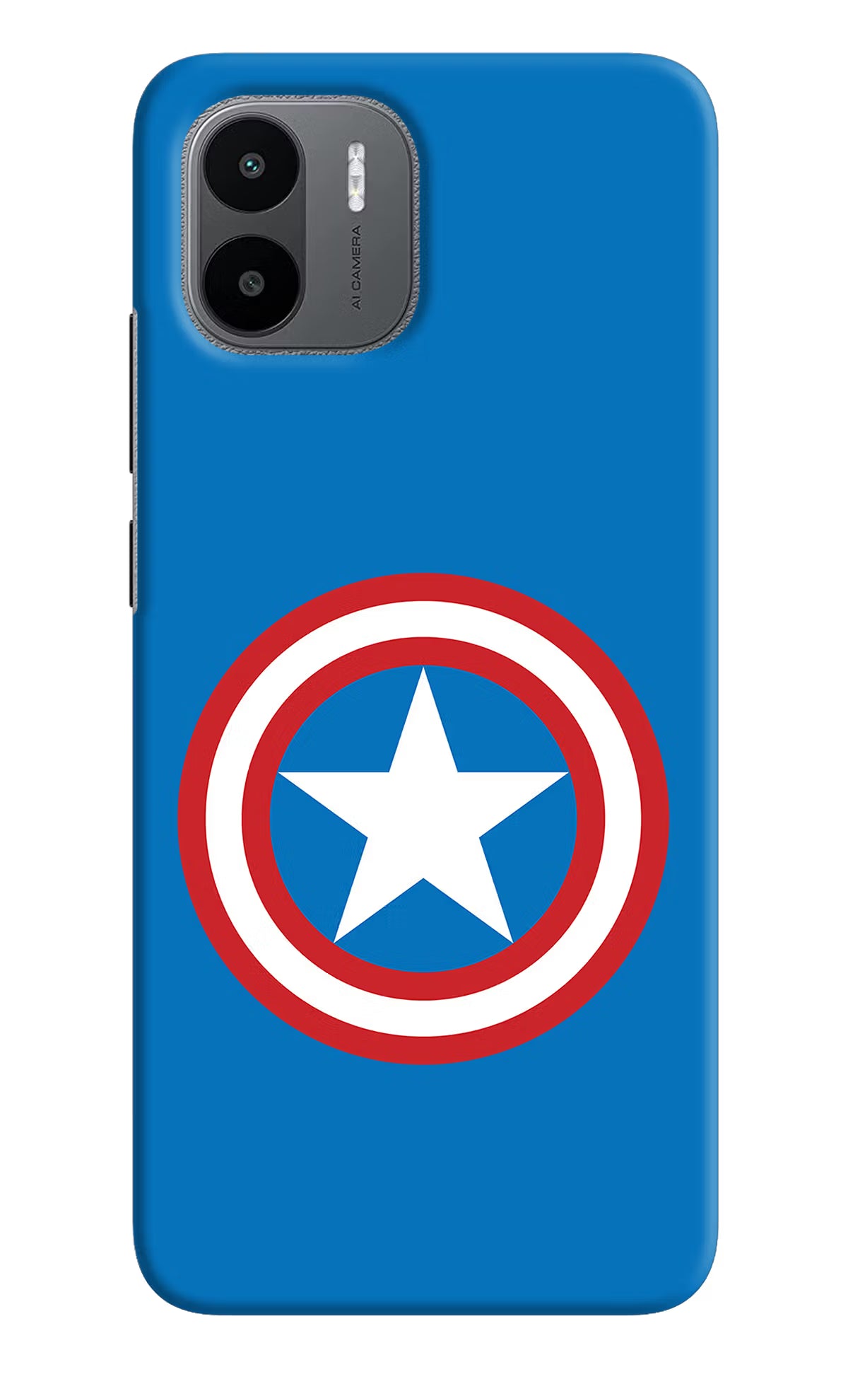 Captain America Logo Redmi A1/A2 Hard Case Back Cover by Casekaro