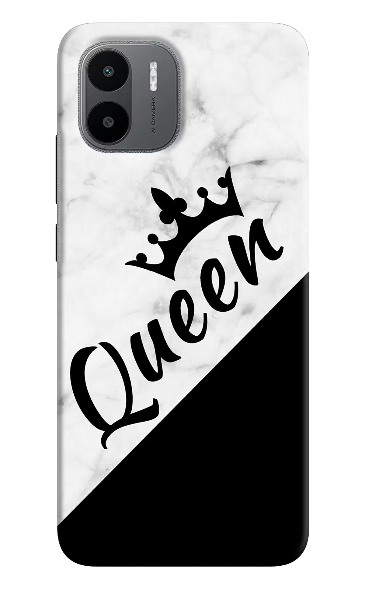 Queen Redmi A1/A2 Hard Case Back Cover by Casekaro